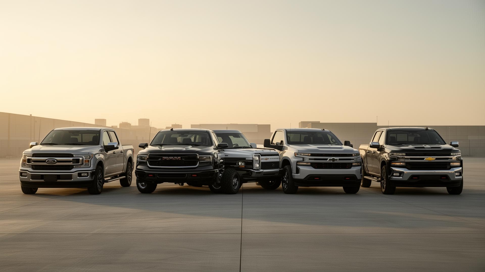 Pickups full-size canadienses Ford F-150, RAM 1500 y Chevrolet Silverado listas para importación a España
